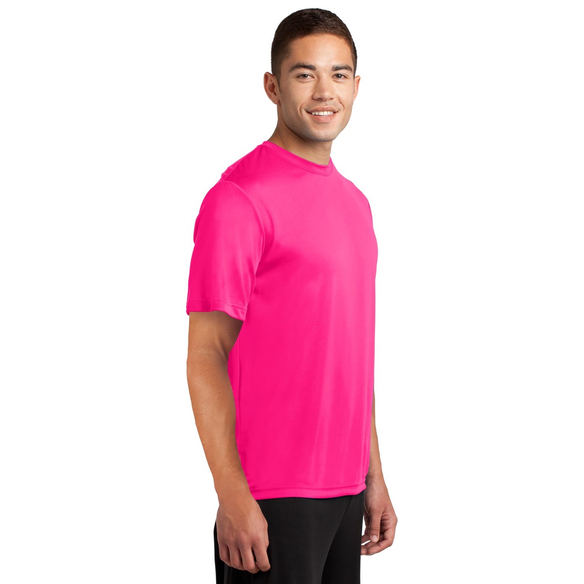 pink sport shirt