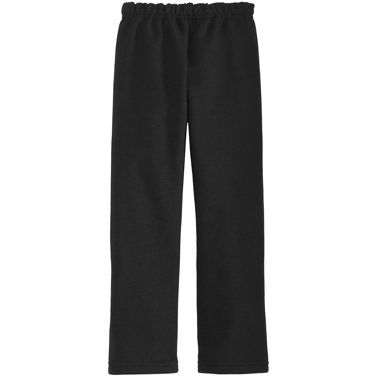 Gildan 18400B Youth Heavy Blend Open Bottom Sweatpants - Black ...