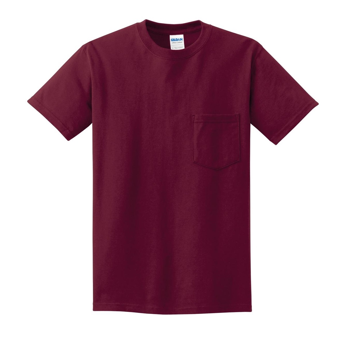  Gildan  2300 Ultra Cotton T Shirt with Pocket Maroon  