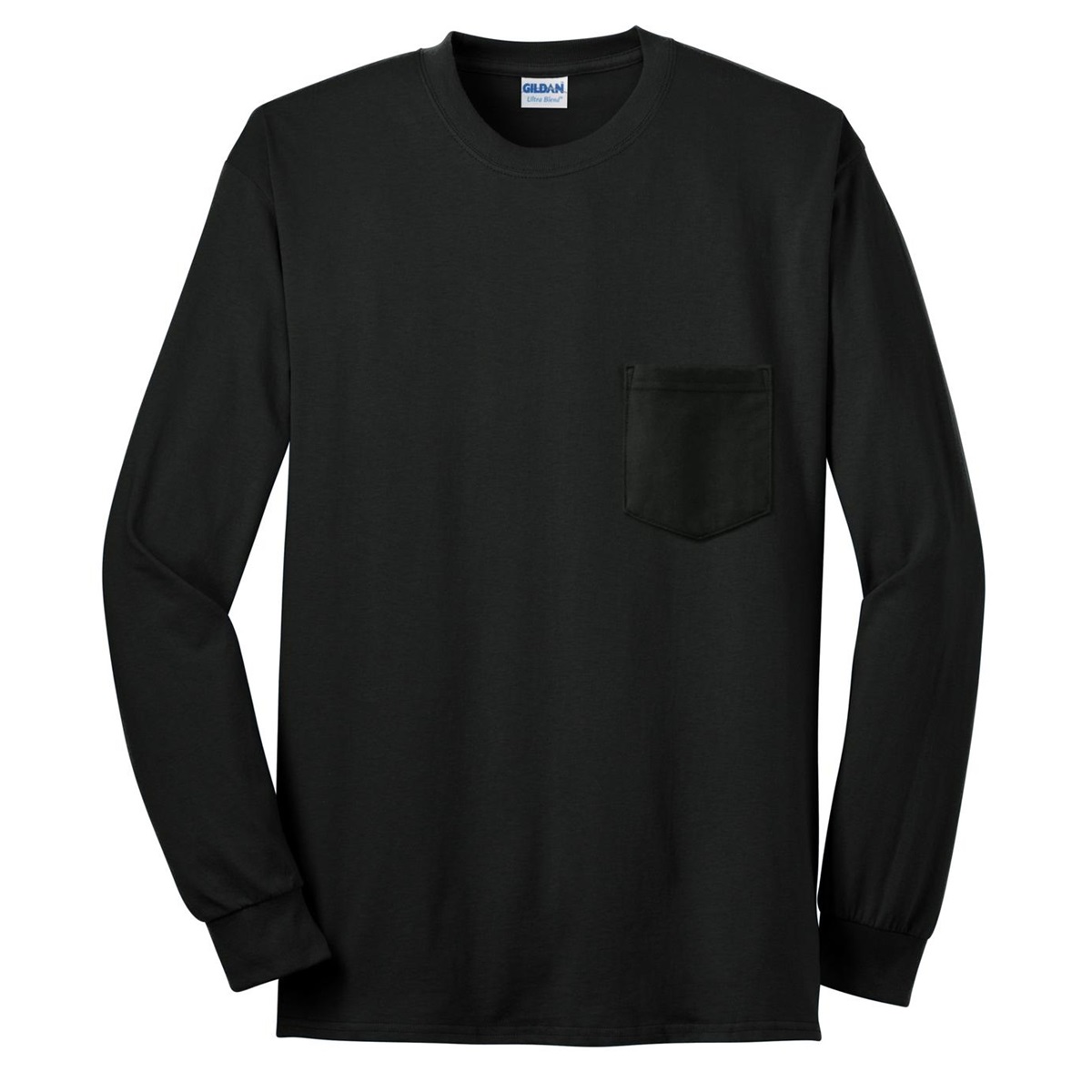 gildan long sleeve pocket t shirts