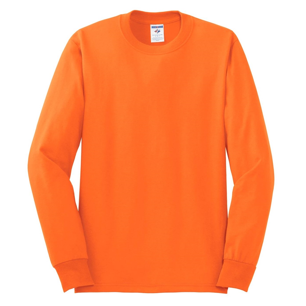 Jerzees 29LS Heavyweight Blend Long Sleeve T-Shirt - Safety Orange ...