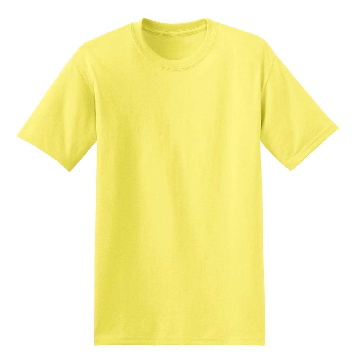 Hanes 5170 ComfortBlend EcoSmart Cotton/Polyester T-Shirt - Yellow ...