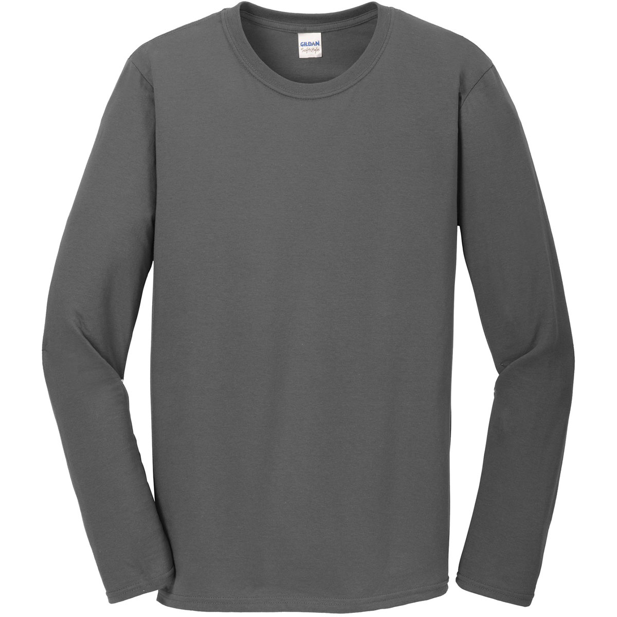 Gildan 64400 Softstyle Long Sleeve T-Shirt - Charcoal | FullSource.com