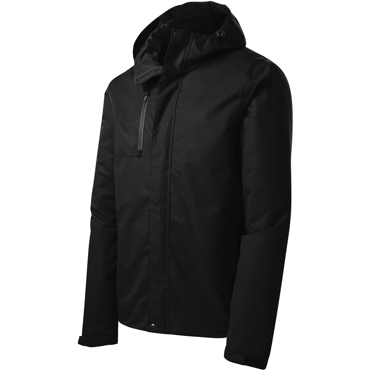 Port Authority J331 All-Conditions Jacket - Black | FullSource.com