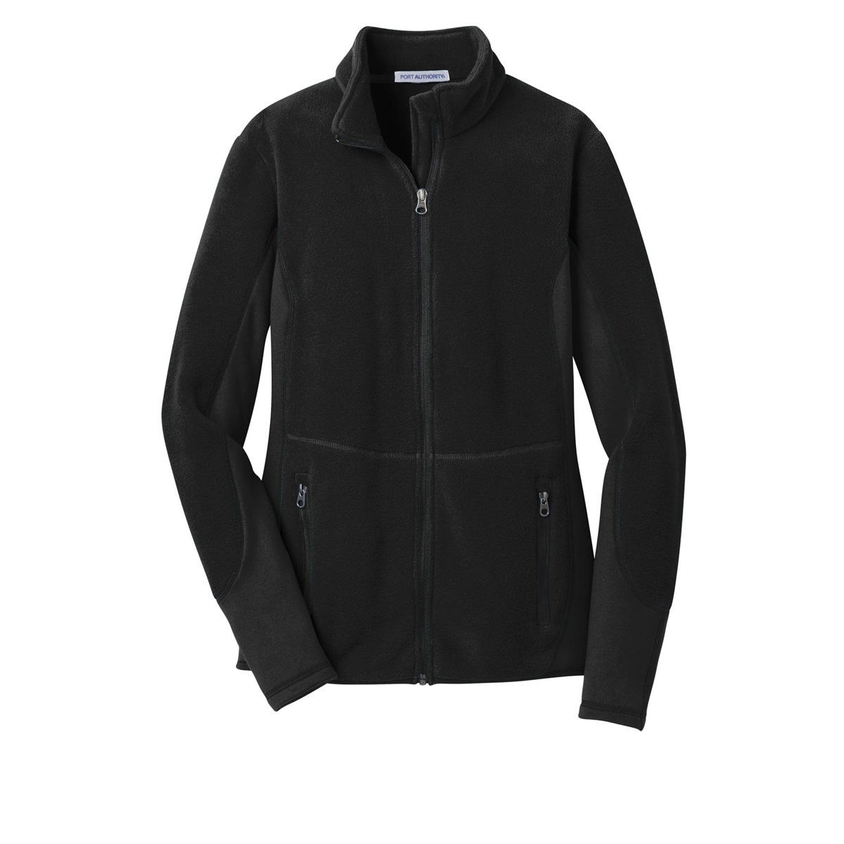 Port Authority L227 Ladies R-Tek Pro Fleece Full-Zip Jacket - Black ...