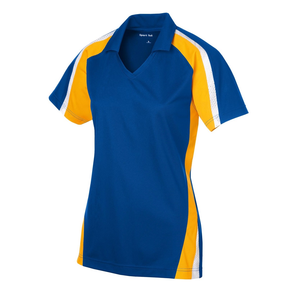 tricolor polo shirt