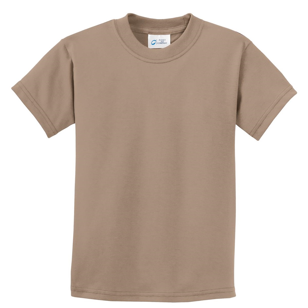 Port & Company PC61Y Youth Essential T-Shirt - Sand | FullSource.com