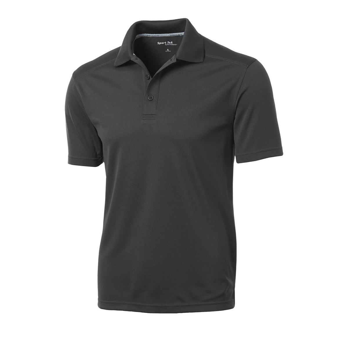 Sport-Tek ST680 PosiCharge Micro-Mesh Polo - Iron Grey | FullSource.com