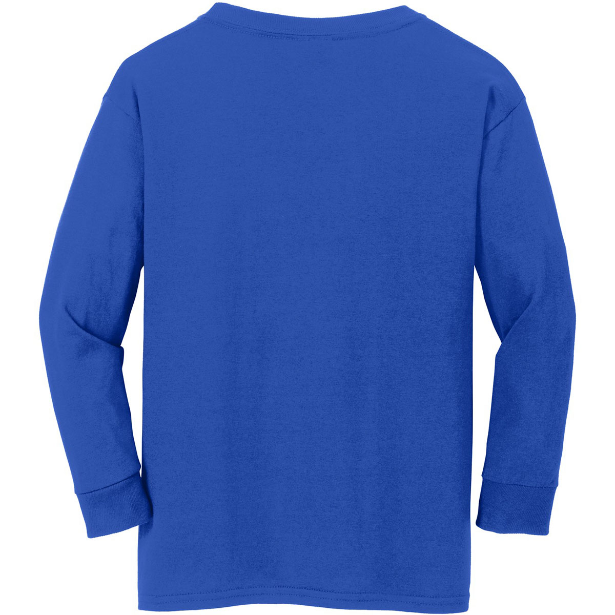 Gildan 5400B Youth Heavy Cotton Long Sleeve T-Shirt - Royal ...