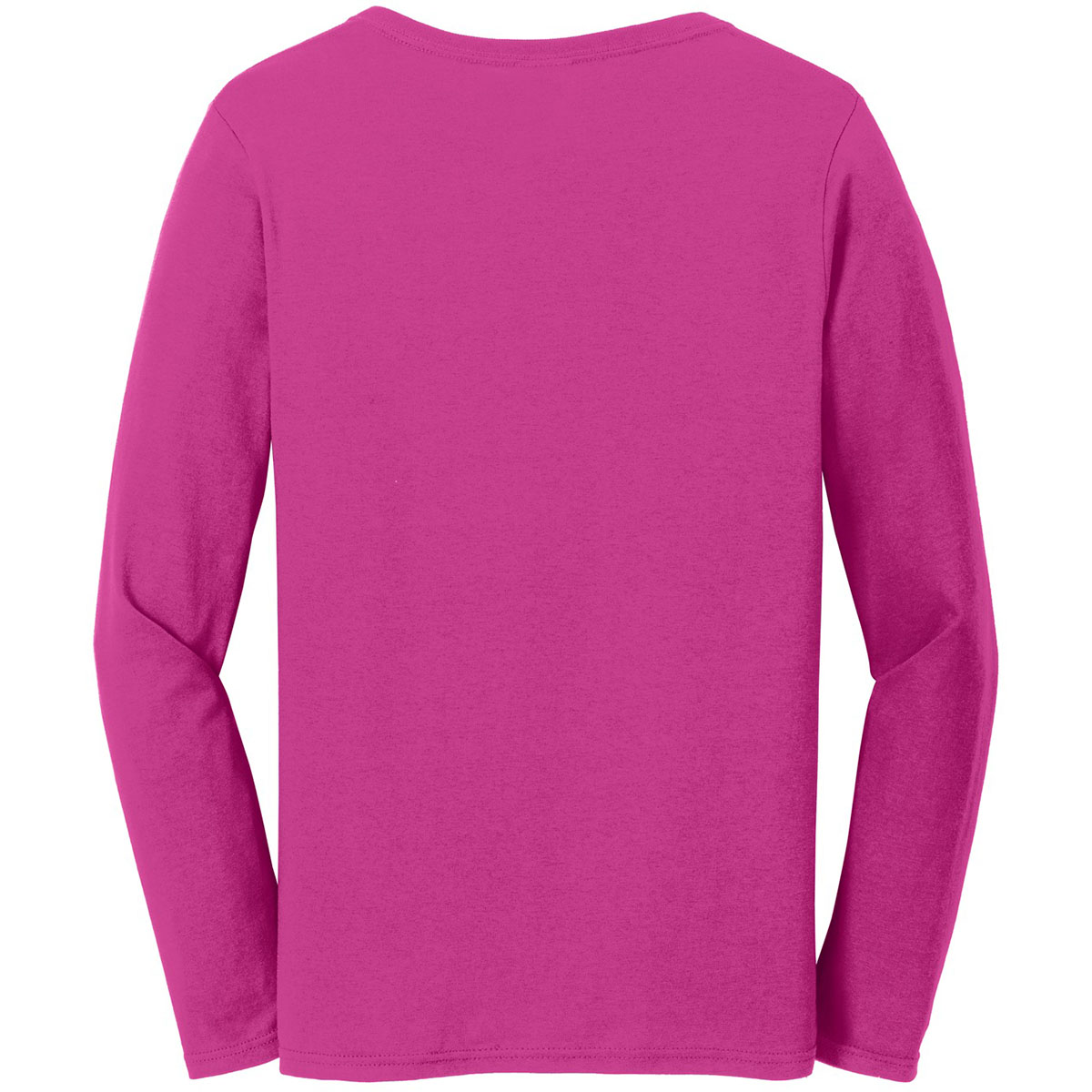 Gildan 5400L Ladies Heavy Cotton Long Sleeve T-Shirt - Heliconia ...