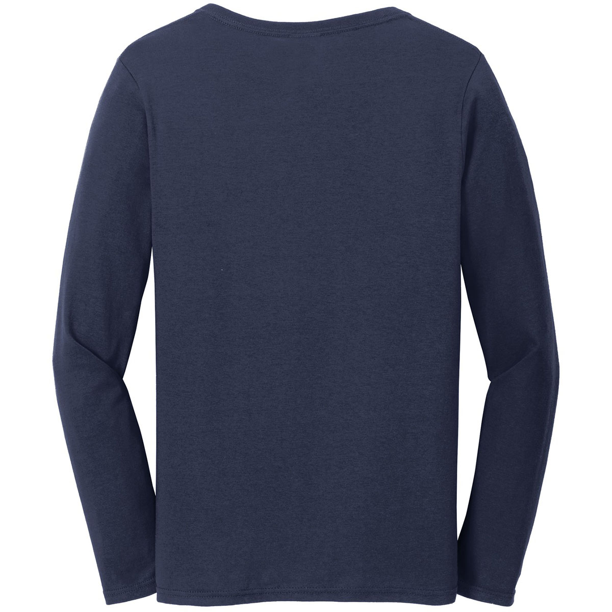 Gildan 5400L Ladies Heavy Cotton Long Sleeve T-Shirt - Navy 