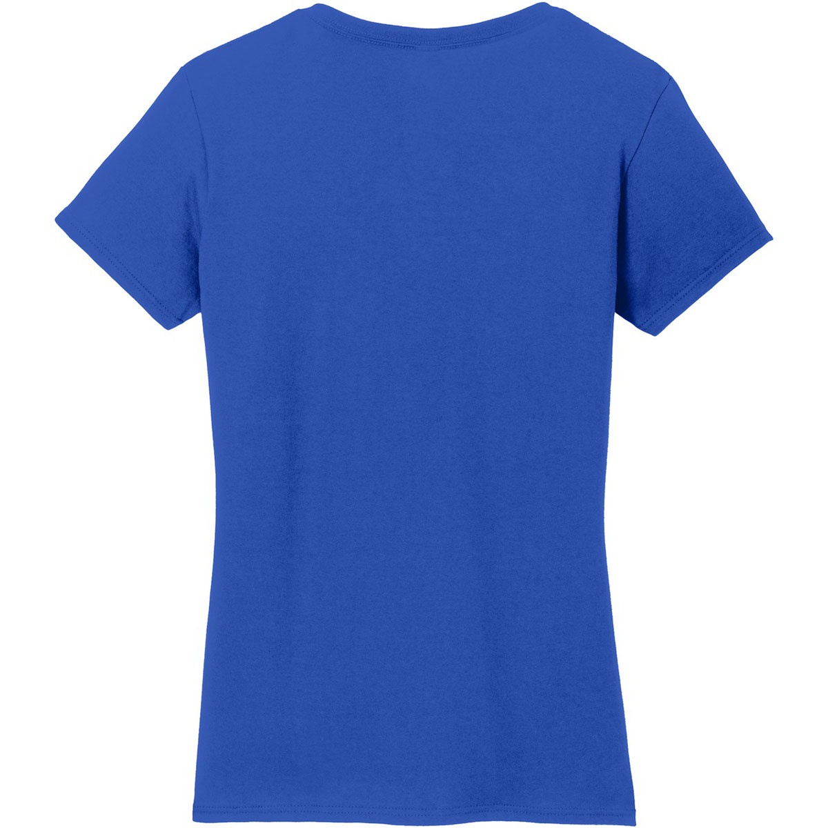 Gildan 5V00L Ladies Heavy Cotton V-Neck T-Shirt - Royal | FullSource.com