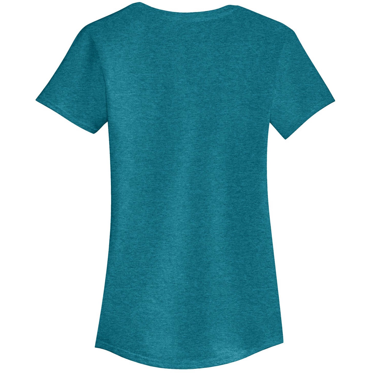 Anvil 6750L Ladies Tri-Blend Tee - Heather Galapagos Blue | FullSource.com