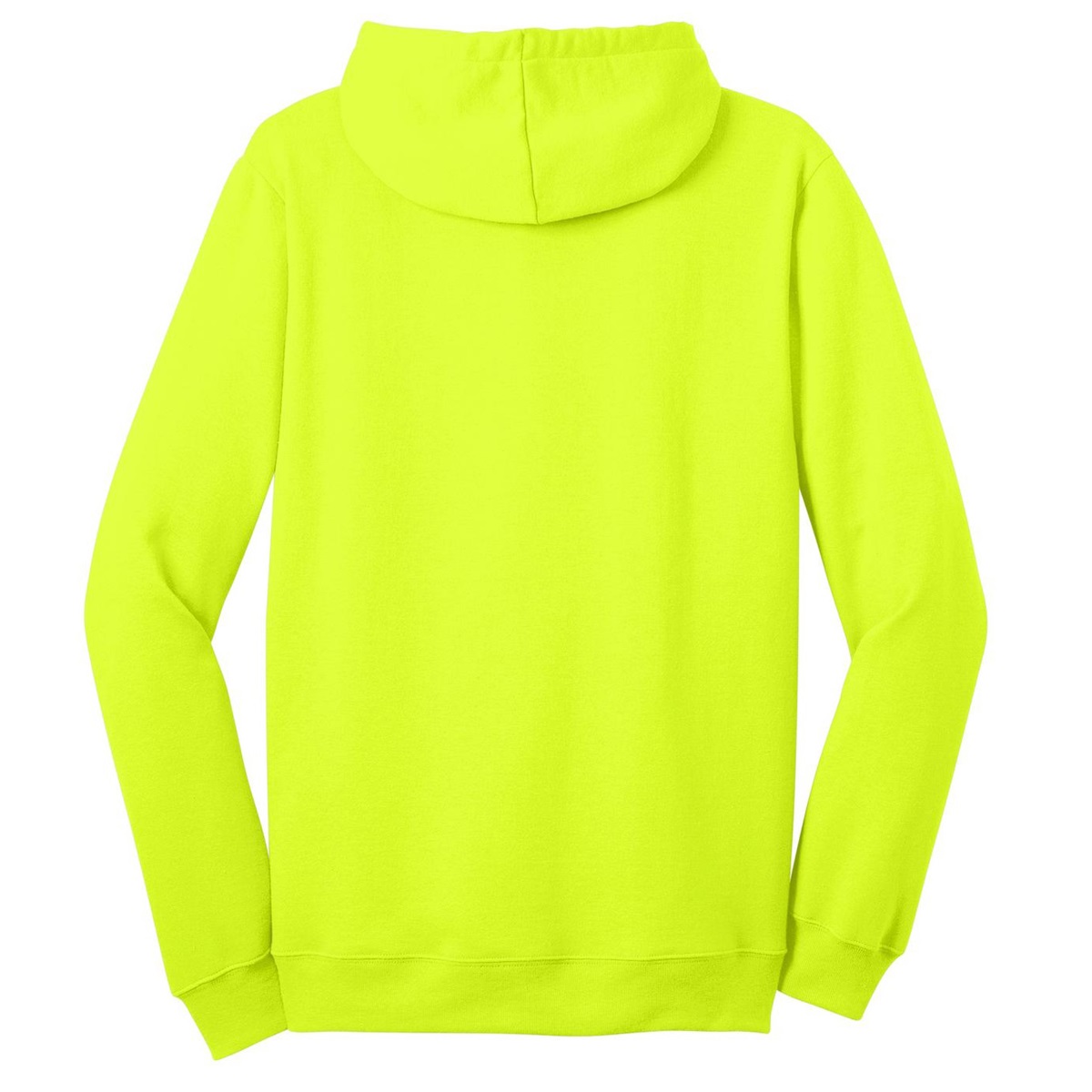 District DT800 Young Mens Concert Fleece Full-Zip Hoodie - Neon Yellow ...