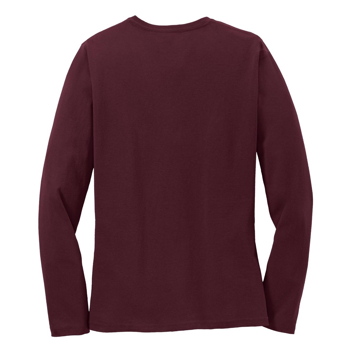 Port & Company LPC54LS Ladies Long Sleeve 5.4-oz 100% Cotton T-Shirt ...