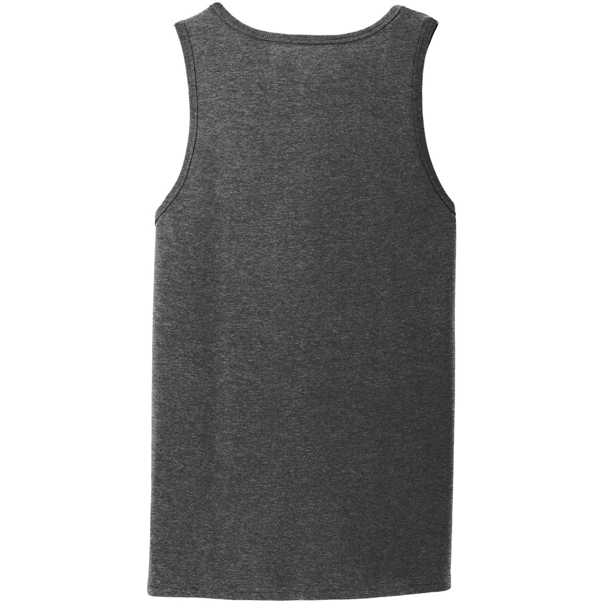 Port & Company PC54TT 5.4-Oz Cotton/Polyester Tank Top - Dark Heather ...