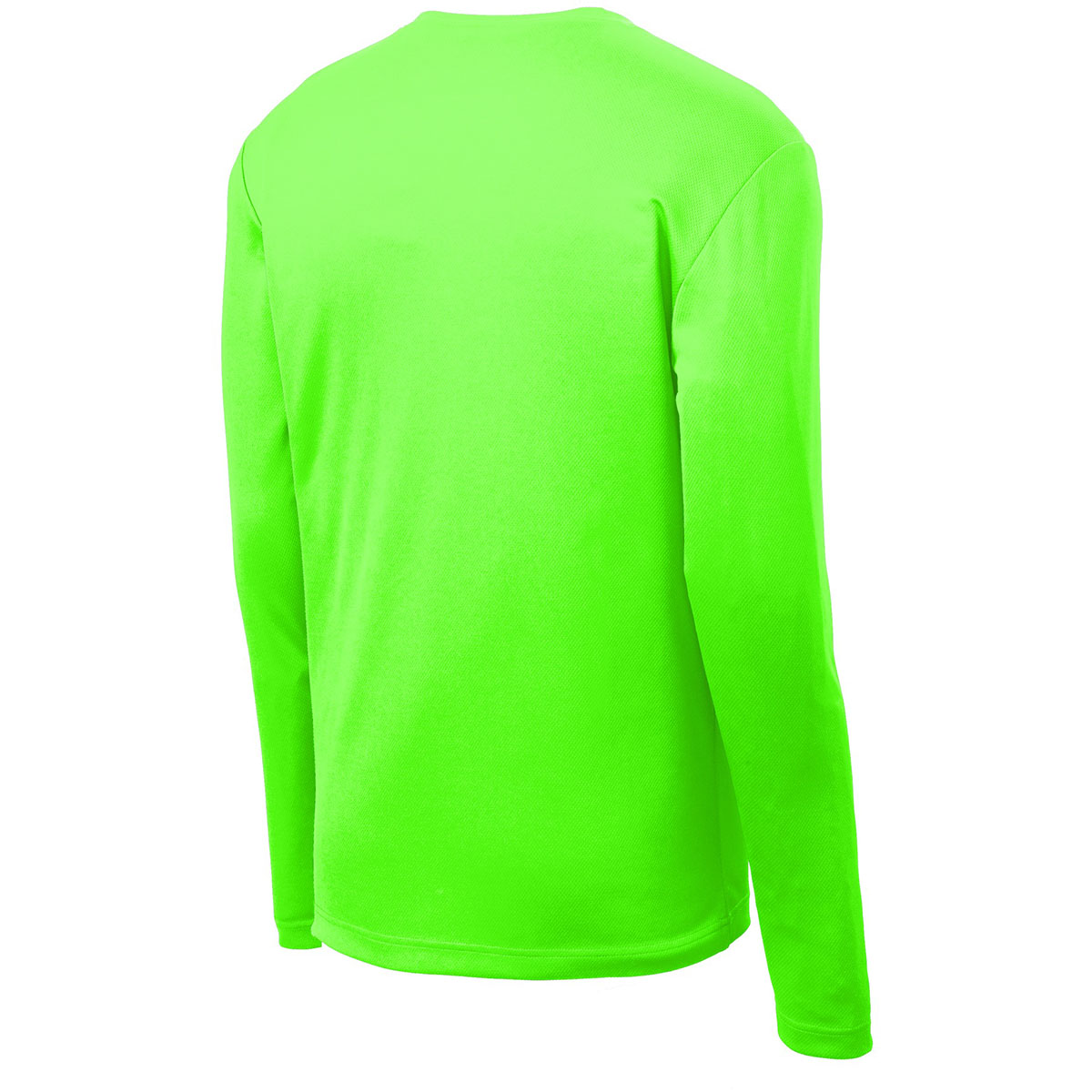 Sport-Tek ST340LS PosiCharge RacerMesh Long Sleeve Tee - Neon Green ...