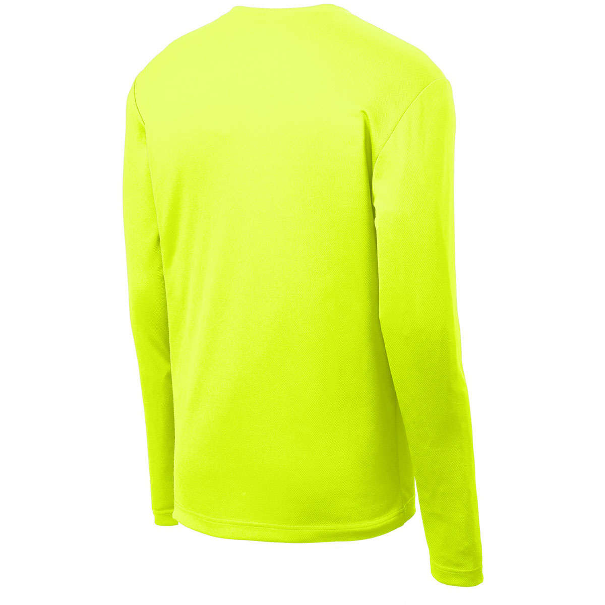 long sleeve neon yellow shirt