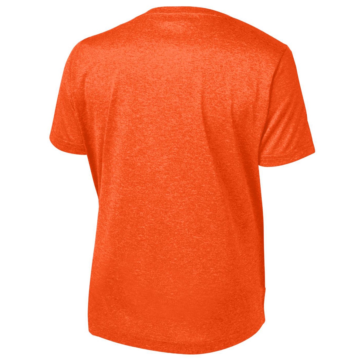 Sport-Tek YST360 Youth Heather Contender Tee - Deep Orange Heather ...